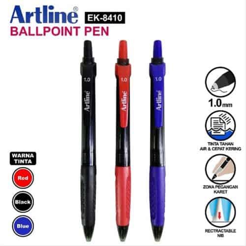 ARTLINE RETRACTABLE BALLPOINT PEN EK-8410 1.0MM