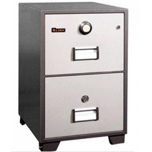 LION FIRE PROOF FILLING CABINET 742B 2 LACI+2 KUNCI