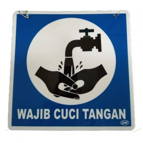 GM LABEL WAJIB CUCI TANGAN