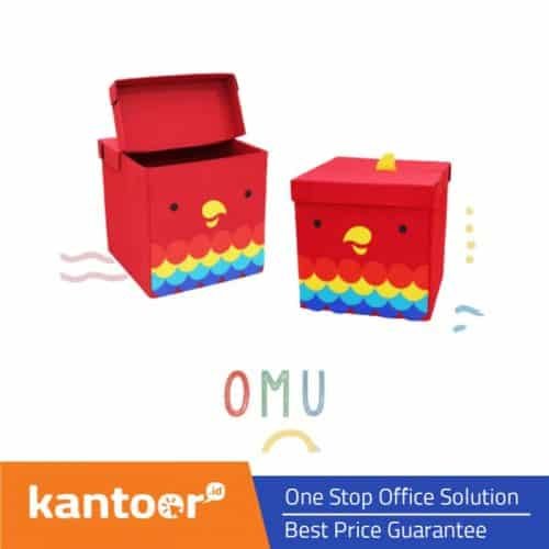 KUBO BOX KIDS JUNGLE SERIES TYPE-A UK. 35 X 35 X 35 CM BURUNG (OMU)