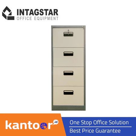 INTAGSTAR FILLING CABINET FC-D4V-INT 4 LACI + INNER SAFE