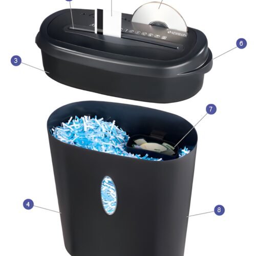 Newmark Paper Shredder FXD145B-1 PowerShred 12 Sheets