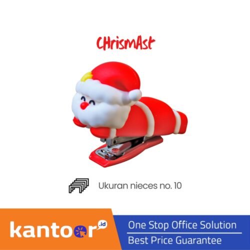 GM STAPLER MINI CHARACTER MX - 621662 CHRISTMAS NO. 10 / STAPLES MINI KARAKTER KARTUN