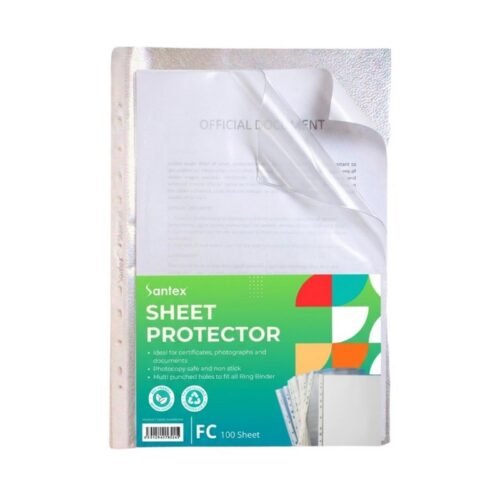 SANTEX SHEET PROTECTOR ANTI GLARE FOLIO