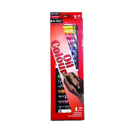 V-TEC OIL COLOUR (CAT MINYAK) VT-1386/O 18 WARNA - Image 1