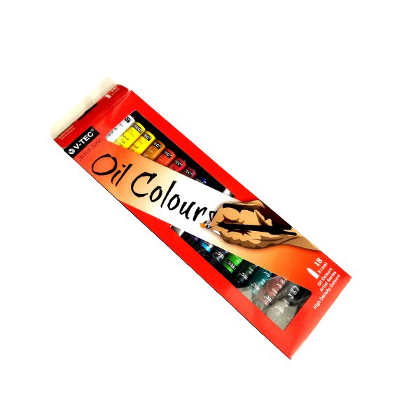 V-TEC OIL COLOUR (CAT MINYAK) VT-1386/O 18 WARNA - Image 2