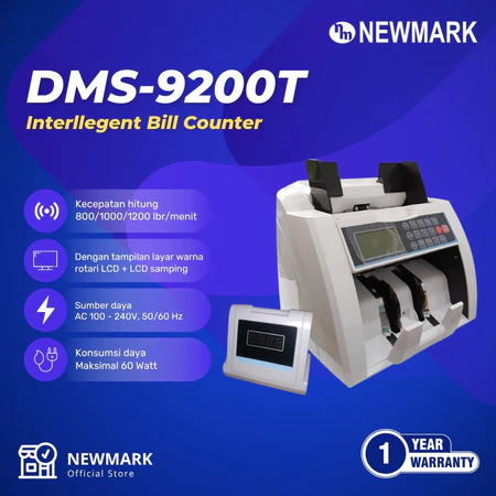 NEWMARK MESIN HITUNG UANG DMS-9200T - Image 4