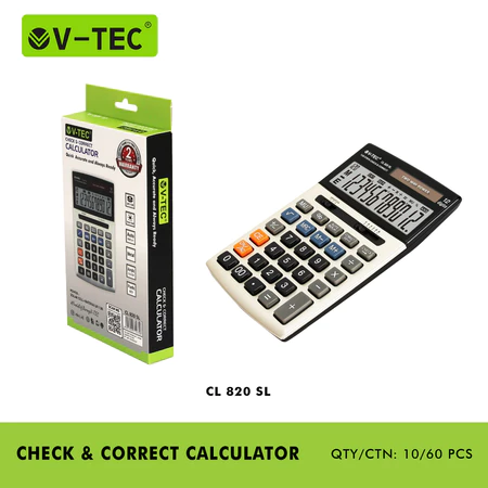V-TEC CALCULATOR TYPE CL 820 SL - Image 2
