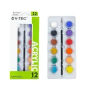 V-TEC ACRYLIC COLOUR VT-512 TB/5ML 12CLR - Thumbnail Image 1